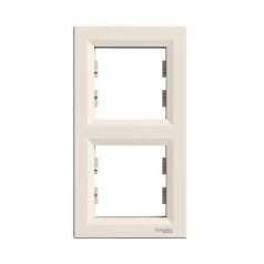 Schneider EPH5810223 Asfora keret 2-es függőleges krém