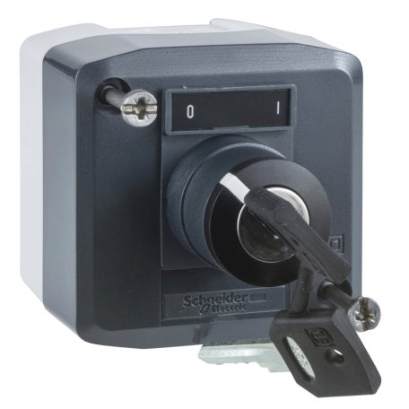 Schneider XALD144E Tokozott kulcsos kapcsoló 0-1, 1Z+1NY, IP65