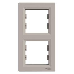 Schneider EPH5810269 Asfora keret 2-es függőleges bronz 