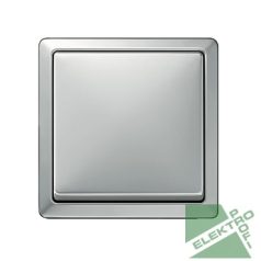   Schneider MTN412146 Merten-system D fedél 1-es rozsdamentes acél #