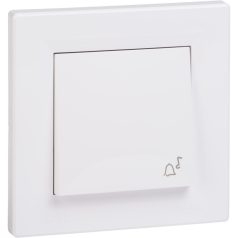  Schneider EPH0800221 Asfora Egypólusú nyomó betét csengőjellel, fehér, IP44