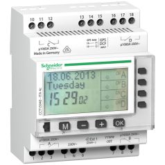   Schneider CCT15940 ACTI9 ITA 4c kapcsolóóra programozható 2 csatornás