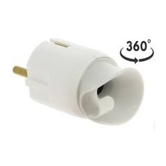   Legrand 050172 Dugalj, műanyag Fehér 360°-ban elforgatható