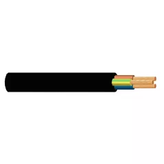 H05VV-F 3x1 mm2 fekete MT vezeték 300/500V
