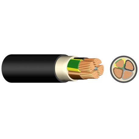 NYY-J 4x50 mm2 SM erőátviteli fekete kábel 0,6/1kV