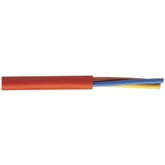 SIHF 3x2,5 mm2 vörösbarna szilikon szigetelésű vezeték 300/500V