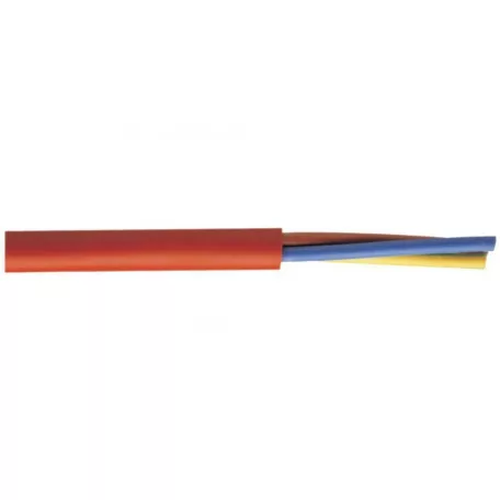 SIHF 3x2,5 mm2 vörösbarna szilikon szigetelésű vezeték 300/500V