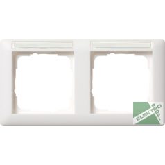 GIRA 109227 Sys55 keret 2-es felirati mezővel fehér 