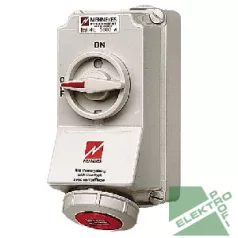 Mennekes 5603A ipari dugalj 16A 5p 400V IP67 rögzíthető 