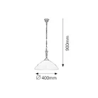 Rábalux 8176 Regina Függesztett lámpatest, bronz, 60W, E27