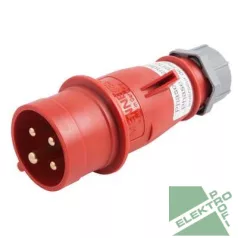 Mennekes 339 ipari dugvilla 16A 4p 400V 6h IP44 fázisfordítós