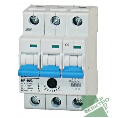 SCHRACK BE400313 Motorvédő kapcsoló 25-40A 3P