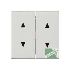   GIRA 115003 System 55 fedél redőnykapcsolóhoz dupla, fényes fehér