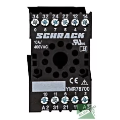 SCHRACK YMR78700 Relé foglalat 11 pól.csav 3CO