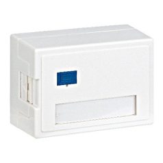 SCHRACK HSED01AW3S Falon kivüli doboz 1-es aljzat RAL9010