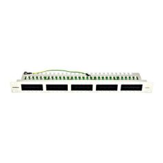   SCHRACK HSERU50IGC Telefon patch panel 50xRJ45 1U RAL7035 19'' árnyékolatlan