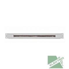   SCHRACK DBB14802 19 Kábelbevezető panel 2db kefével 1U RAL7035