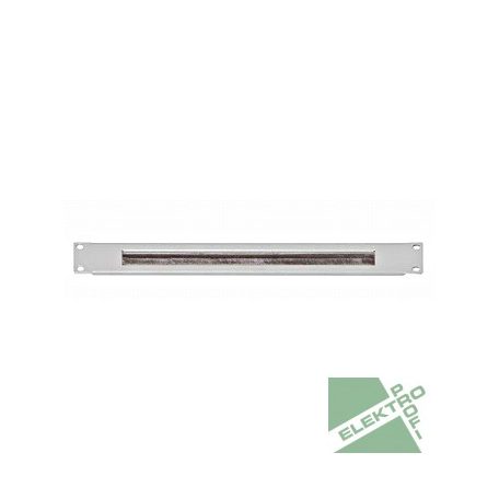 SCHRACK DBB14802 19 Kábelbevezető panel 2db kefével 1U RAL7035