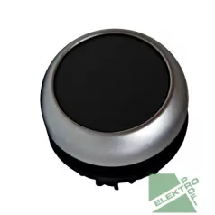 SCHRACK MM216590 Nyomógomb,lapos,fekete