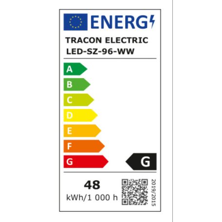 Tracon LED-SZ-96-WW LED szalag 120ledes melegfehér 120 LED/m IP 20