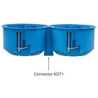 KD71 Gipszkarton doboz soroló elem 