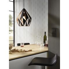 Eglo 49254 függeszték lámpatest E27 60W 31cm CARLTON 1