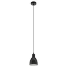 Eglo 49464 függeszték lámpatest E27 60W 15,5cm PRIDDY fekete