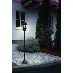 Eglo 22144 Kültéri álló 1x60W E27 m=1000 LATERNA 4 fekete, üveg IP33