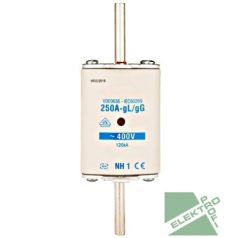 SCHRACK ISP01250 NH1 biztosító betét 250A/400VAC/100kA/gG