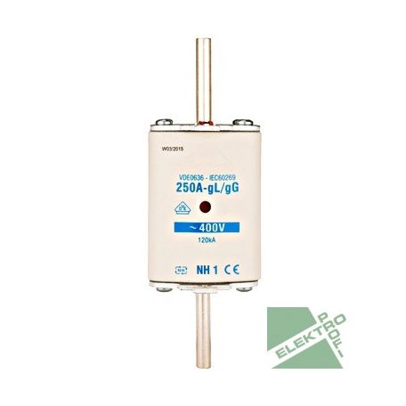 SCHRACK ISP01250 NH1 biztosító betét 250A/400VAC/100kA/gG