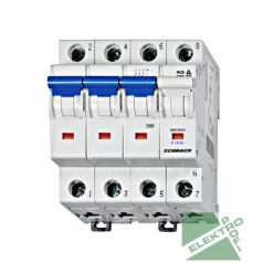 SCHRACK BM018816 Kismegszakító 3P+N/ 16A/B 10kA