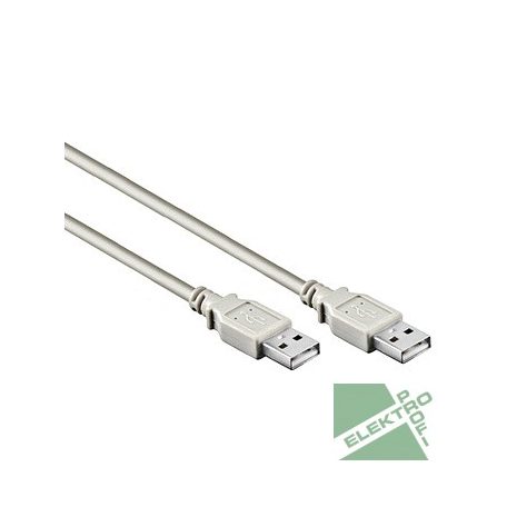 SCHRACK Q7502300 USB 2.0 kábel, USB 1,8m A-A