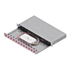   SCHRACK HSELS244LG Optikai rendező 24 szálas LC 50/125?m OM4 19" 1U