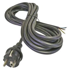   EMOS S03230 Bekötő kábel. gumikábel dugvillával 3 méter 3x1,5mm2 fekete gumi