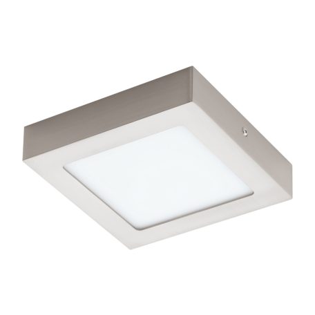 Eglo 94524 mennyezeti lámpa opál 10,95W LED 3000K Fueva 1 nikkel, szögletes