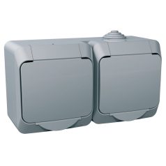   Schneider WDE000623 CEDAR PLUS Dugalj kettős gyermekvédelemmel szürke