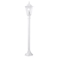   Eglo 22995 Kültéri álló E27 1x60W m:100cm d:20,5cm alumínium öntvény fehér, átlátszó üveg IP33