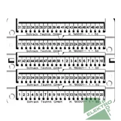 SCHRACK IK190001 Sorkapocs jelölő, 1-50, 2x