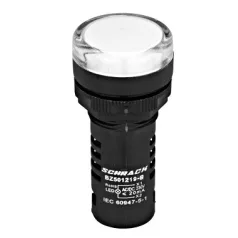   SCHRACK BZ501219-B Kompakt jelzőlámpa, LED, 230V AC/DC, fehér