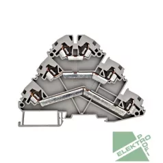 SCHRACK IK690001 Háromemeletes sorkapocs, rugós, YBK2,5-3F, 2,5mm?, L/L/L