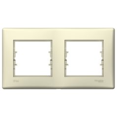 Schneider SDN5810647 SEDNA  2-es keret bézs IP44