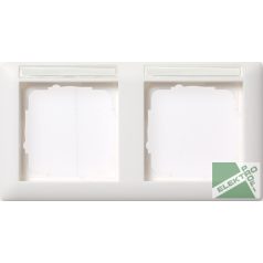   GIRA 109203 Standard 55 sorolókeret 2-es vízszintes FM fehér