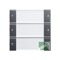   GIRA 213328 System 55 nyomólap készlet 3-as átlátszó/antracit