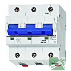 SCHRACK BR973910 Nagyáramú kismegszakító, C 100A, 3p. 10KA