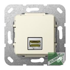 GIRA 569501 MJ RJ45 Cat 6A 10 GB Betét krémfehér