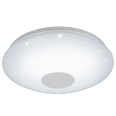   Eglo 95973 LED mennyezeti lámpa 30W fehér/kristály hatású műanyag színhőmérséklet szabályozható @