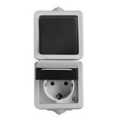   Kanlux 27135 TEKNO 05-3129-143 dugalj + 101, függőleges, fekete, IP54