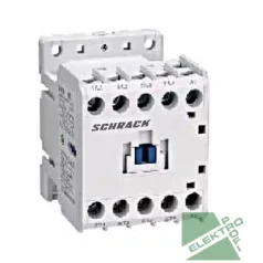 SCHRACK LZDM0615 Mágneskapcsoló 3p, CUBICO Mini, 2,2kW, 6A, 1z, 24VDC