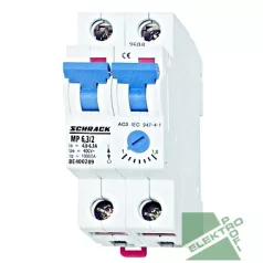 SCHRACK BE400209 Motorvédőkapcsoló 4-6,3A, 2 pólusú, 2KE