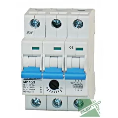 SCHRACK BE400311 Motorvédőkapcsoló 10-16A, 3 pólusú, 3KE